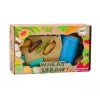 LEAN TOYS Sööginõude komplekt, taldrikud, tassid, kann, hamburger, söögiriistad, 11 tk