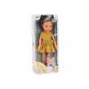 LEAN TOYS Nukk Kollane Kleit Pruunid Juuksed Suur Nukk 33cm