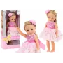 LEAN TOYS Nukk Roosa Kleit Pikkade Juustega Juuksenõelad Hari 38cm
