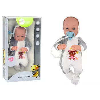 LEAN TOYS Beebinukk Luti, Teki ja Kehukomplektiga 35 cm