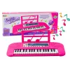 LEAN TOYS Laste elektriklaver, 36 meloodiat, roosa