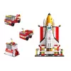 LEAN TOYS Ehitusklotsid Kosmoserakett 6in1 Kosmosesõidukid 1000 tk