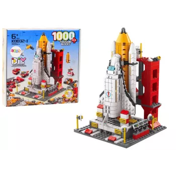 LEAN TOYS Ehitusklotsid Kosmoserakett 6in1 Kosmosesõidukid 1000 tk