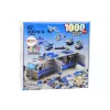LEAN TOYS Politseiveoki ehitusklotsid 6in1 komplekt Politseisõidukid 1000tk