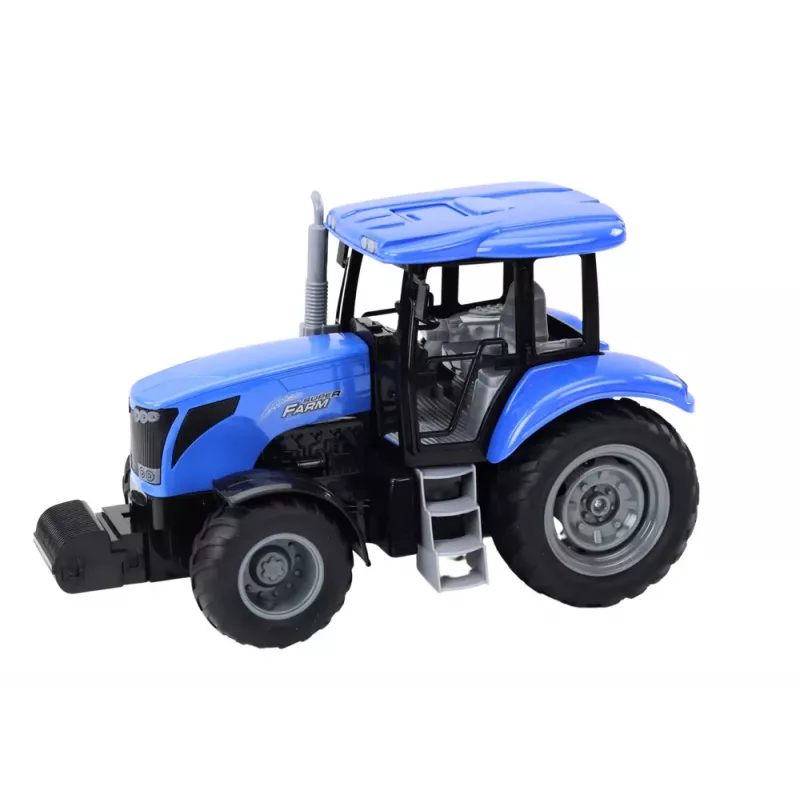 LEAN TOYS Kaugjuhitav Traktor RC 2.4G Helidega Sinine