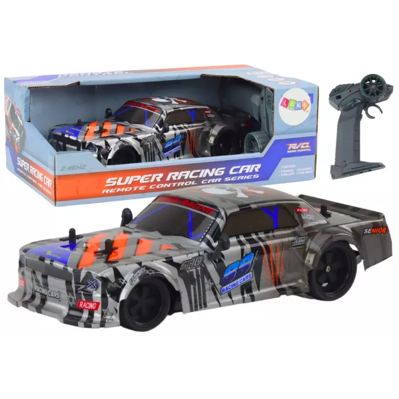 LEAN TOYS Kaugjuhitav Sportauto RC 1:18 Hall