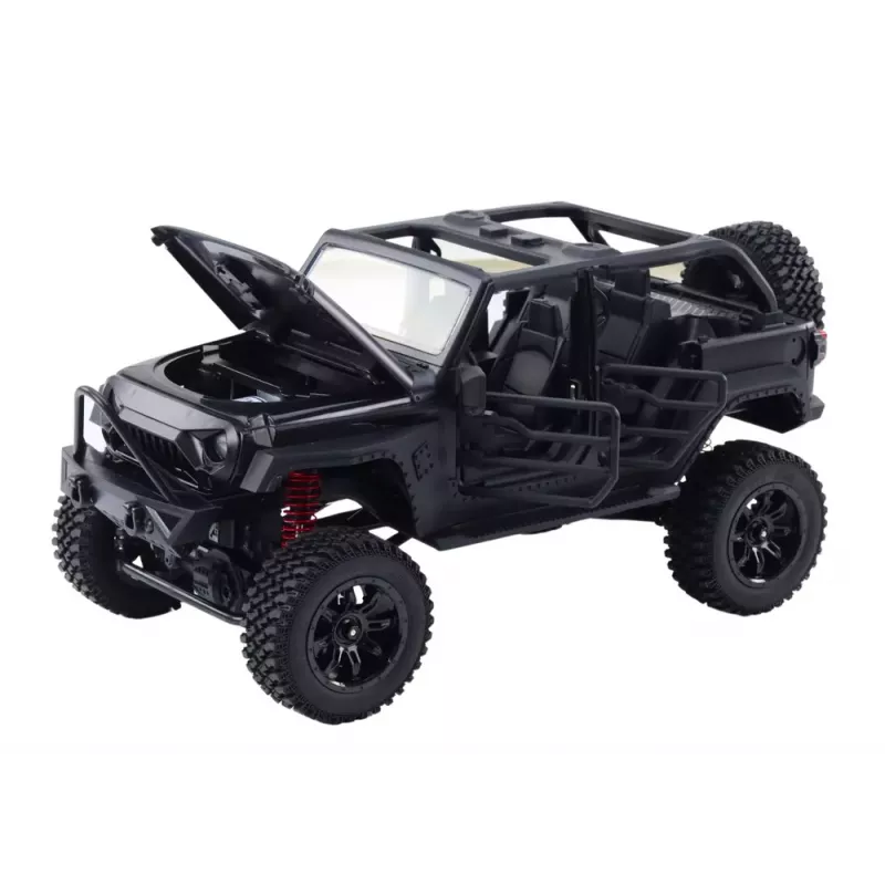 LEAN TOYS Kaugjuhitav Maastikusõiduk RC 2.4G 4x4 Must