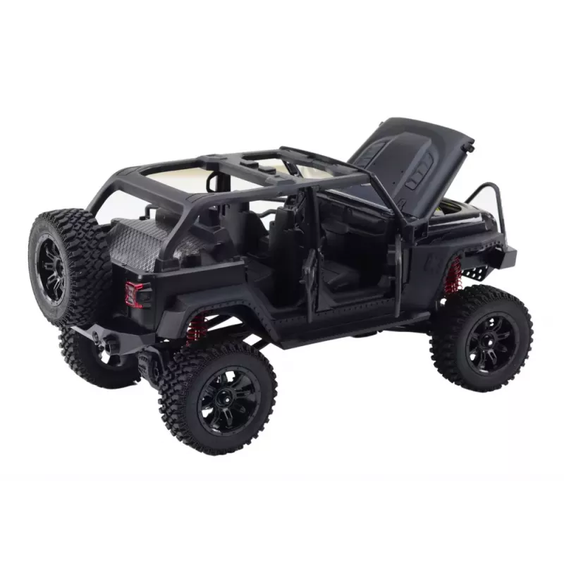 LEAN TOYS Kaugjuhitav Maastikusõiduk RC 2.4G 4x4 Must
