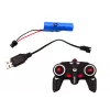 LEAN TOYS Remote Control Car 1:18 Drift 360 Lights Sounds Red