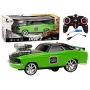 LEAN TOYS Remote Control Car 1:18 Drift 360 Lights Sounds Green