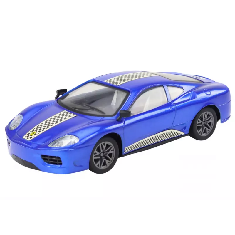 LEAN TOYS RC Remote Control Car 1:16 Lights Blue