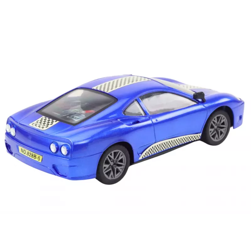 LEAN TOYS RC Remote Control Car 1:16 Lights Blue