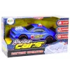 LEAN TOYS Võidusõiduauto Tuled Helid Avatav Mootor Sinine