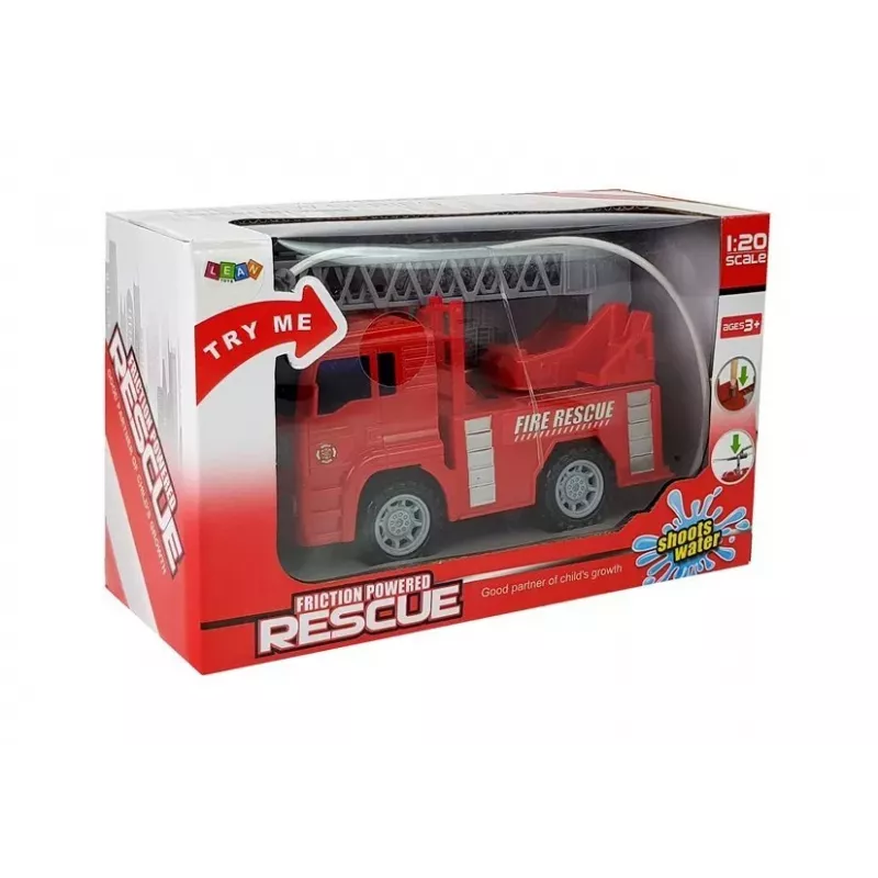 LEAN TOYS Patareitoimel Tuletõrjeauto 1:20 Veega
