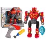 LEAN TOYS Kruvimisrobot Relvpuur Kruvikeeraja Heli Valgus Punane