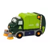 LEAN TOYS Multifunktsionaalne prügiauto ehituskomplekt, 358 detaili, roheline