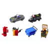 LEAN TOYS Set of Expandable Garage Track in a Suitcase Police Lights and Sounds