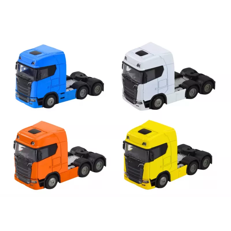 LEAN TOYS veok ilma haagiseta 1:32 kallutatava metallkabiini, tulede, helide ja veoga