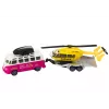 LEAN TOYS Off-Road Car with Boat or Helicopter, Metal Drive, 1:32 Scale, Pull-Back Action, Die-Cast Metal, Assorted Colors