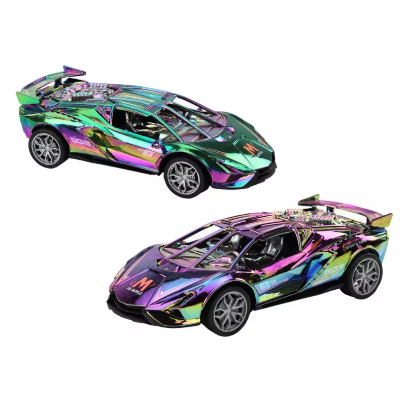 LEAN TOYS Sports Car Lights Sounds Colorful Chameleon