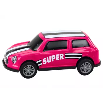 LEAN TOYS Autode komplekt, vedrud, veermik, värviline, 12 tükki