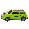 LEAN TOYS Autode komplekt, vedrud, veermik, värviline, 12 tükki