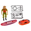 LEAN TOYS Serfera Off-Road Car Pontoon Board Accessories - Mustad veojõu taastamislauad (paar)