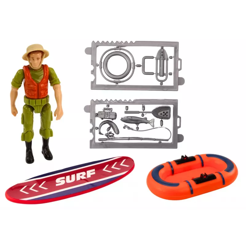 LEAN TOYS Serfera Off-Road Car Pontoon Board Accessories - Mustad veojõu taastamislauad (paar)