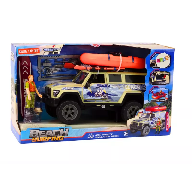 LEAN TOYS Serfera Off-Road Car Pontoon Board Accessories - Mustad veojõu taastamislauad (paar)