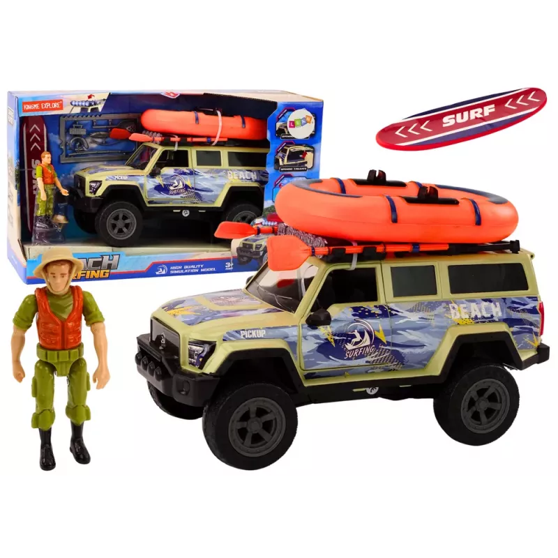 LEAN TOYS Serfera Off-Road Car Pontoon Board Accessories - Mustad veojõu taastamislauad (paar)