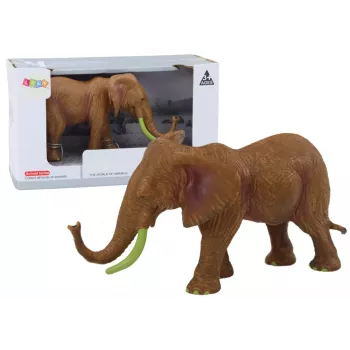 LEAN TOYS Kogumisfiguur Aafrika elevant Safari Pruun