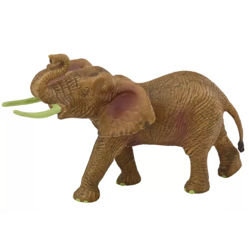 LEAN TOYS Kogumisfiguur Aafrika elevant tõstetud kärsaga Safari