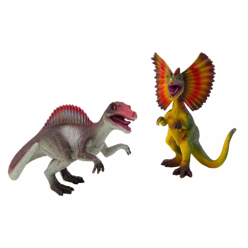 LEAN TOYS Dinosauruste figuurid Spinosaurus Dilophosaurus komplekt 2 tk