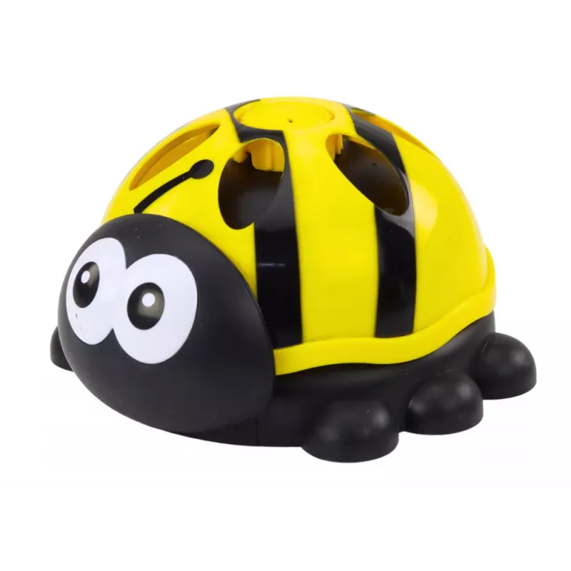 LEAN TOYS Garden Sprinkler Ladybug Water Fountain Yellow