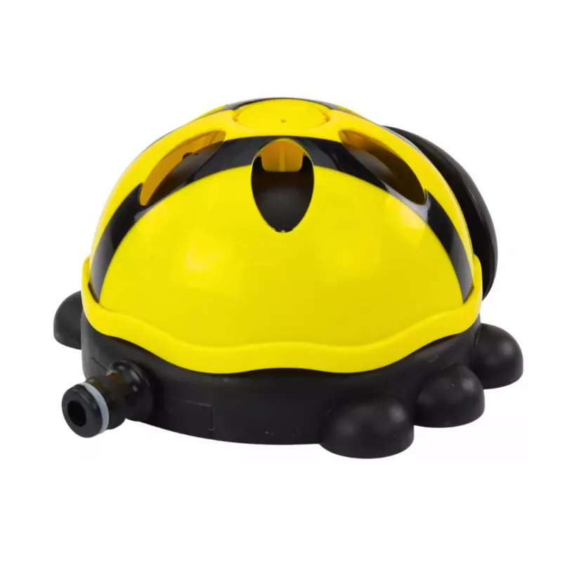 LEAN TOYS Garden Sprinkler Ladybug Water Fountain Yellow