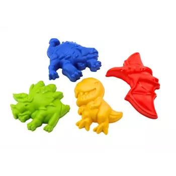 LEAN TOYS Liivakomplekt dušikannu ja dinosaurusevormidega