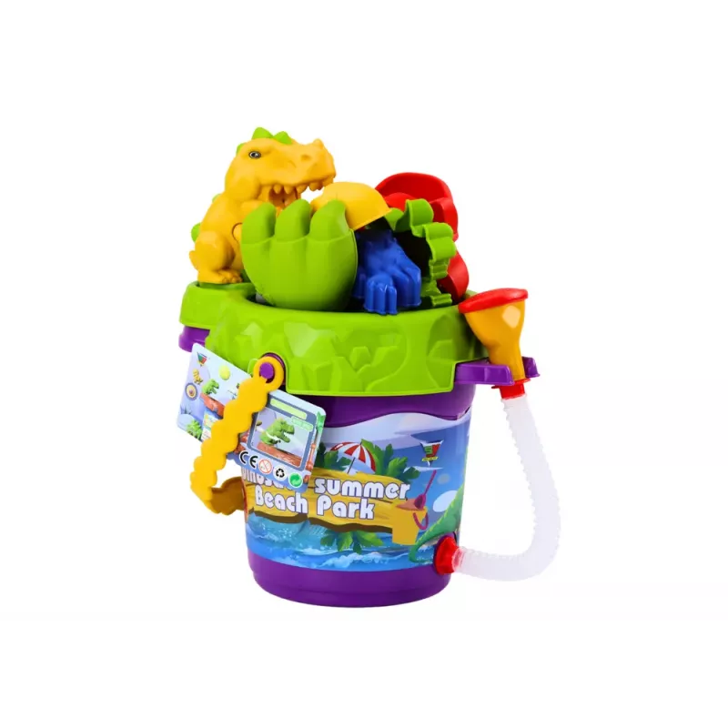 LEAN TOYS Liivakomplekt dušikannu ja dinosaurusevormidega