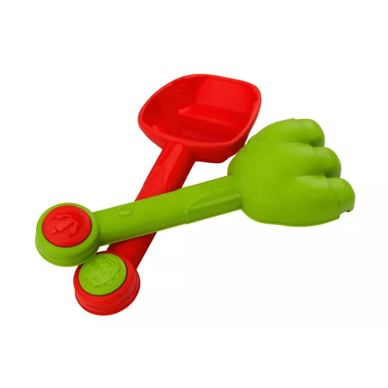 LEAN TOYS Dinosaur Sand Set - Grinder, Funnel, Spatula, Rake, Watering Can, Molds