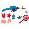LEAN TOYS Multifunktsionaalne laud 4in1 klotsid kalapüük joonistamine sinine