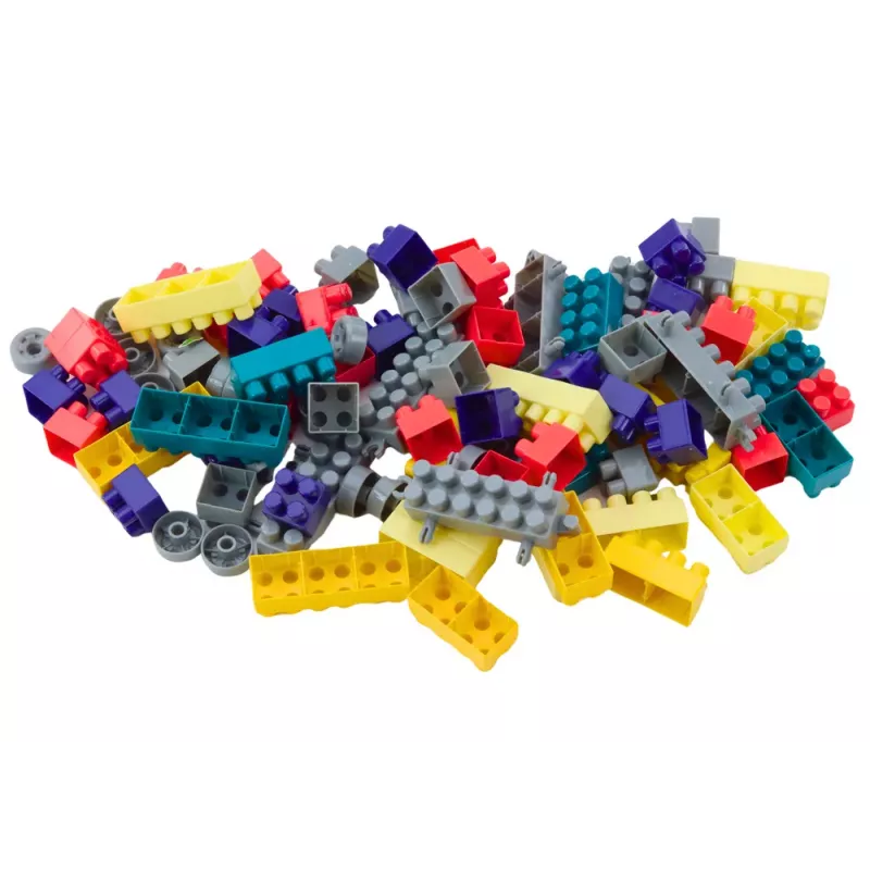LEAN TOYS Multifunktsionaalne laud 4in1 klotsid kalapüük joonistamine sinine
