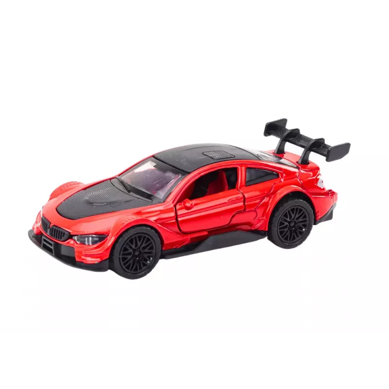 LEAN TOYS Sportauto 1:32 Hõõrdveoga Punane
