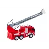 LEAN TOYS Fire Truck With Boom 1:16 Lights Sounds Water Drive Red