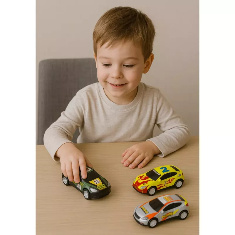 LEAN TOYS Vedrude komplekt kohvris, 30 tk. Autod