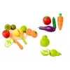 LEAN TOYS Fruits Vegetables Wooden in Magnet Box Kitchen