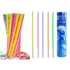 LEAN TOYS Fluorestsentspeapaelad 100 tk Mitmes Värvitoonis Pimedas Helendavad