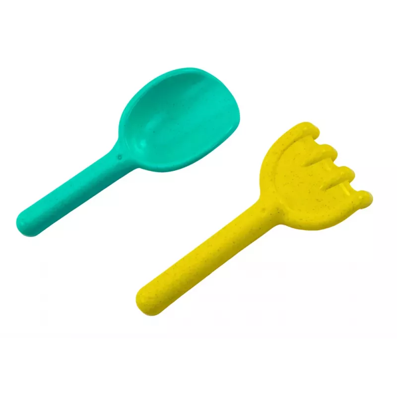 LEAN TOYS Liivamängu komplekt veskiga, rehaga, kühvliga, vormidega
