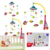 LEAN TOYS Voodoo mobiil beebile UFO lennukite projektoriga 108 meloodiat