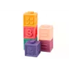 LEAN TOYS Pehmed Õppeklotsid Loomad Numbrid Tähed Värvilised 12 tk