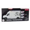 LEAN TOYS Hobuseveoauto Avatavad Uksed Heli Valgus Valge
