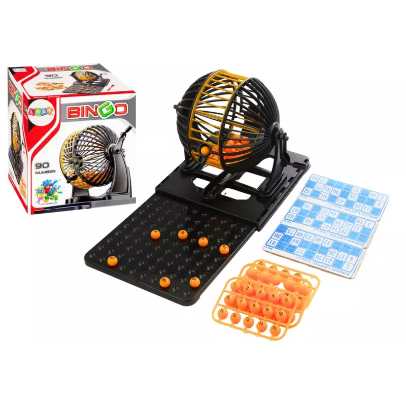LEAN TOYS Family Party Game Bingo Lotto Drawing Machine